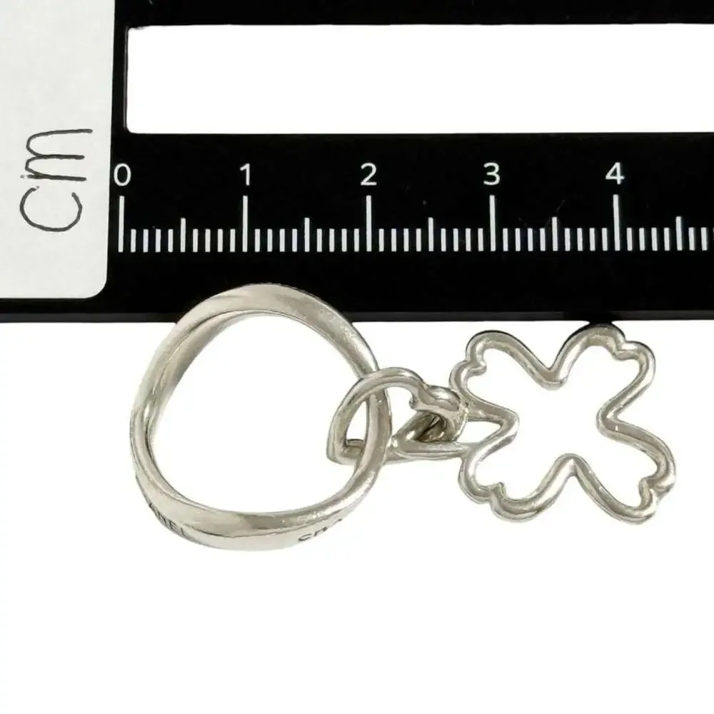 Chanel Clover Ring Sterling Silver #234189C79B - Picture 9 of 9